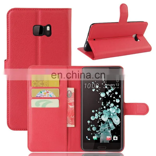 Flip Leather Case for HTC U Ultra, for HTC U Ultra Case With Card Slots photo-3