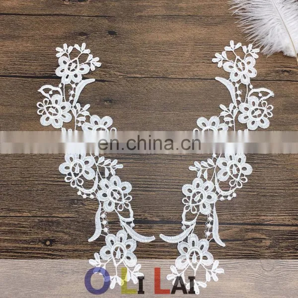 OLN12233 Wholesale Poly Embridered Neck Lace for Garment Accessories photo-2