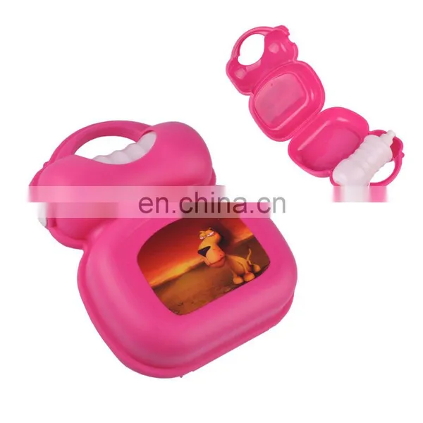 Plastic Portable Kids Lunch Box With Water Bottle