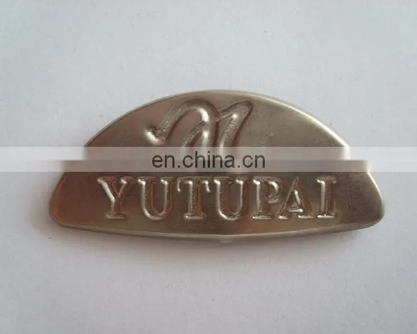 Fantastic Design Custom Logo Metal Label for Kids Clothing