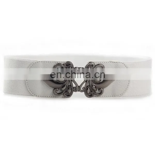Womens Vintage Waist Belt Wide Elastic Stretch Retro Belt 6 Colors Options photo-4