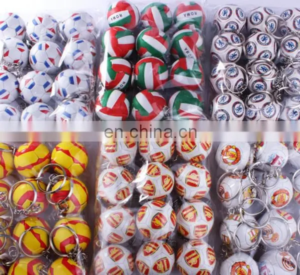 Customized Football Basketball Baseball Softball Charms Key Chain Cheap Football Keychains Gifts Football Fan's Gifts photo-2