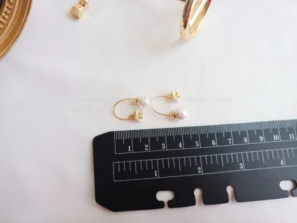 Exquisite Earrings Handmade Gold-plated Solid Zircon Flower Earrings photo-5