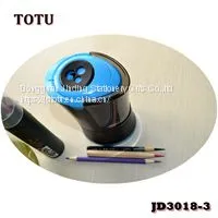 Electric Pencil Sharpener - For School and Classroom, Helical Steel Blade Sharpens All Pencils Including Color, Auto-Stop Feature, Ultra-Portable - Batteries Included (Pencil Sharpener) photo-3