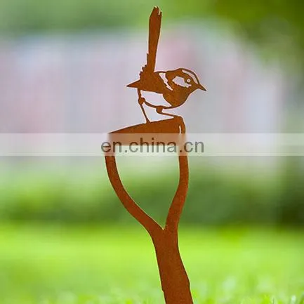 Rustic Handmade Corten Steel Metal Animal Craft photo-4