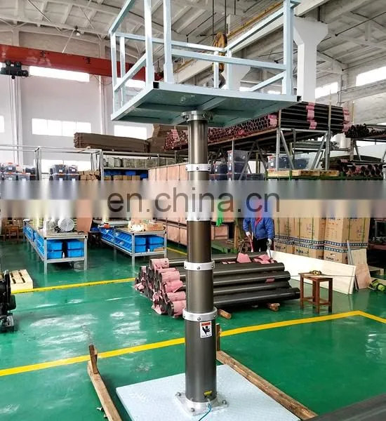 4m 6m Aluminium Single Mast Portable Man Lifts for Sale photo-2