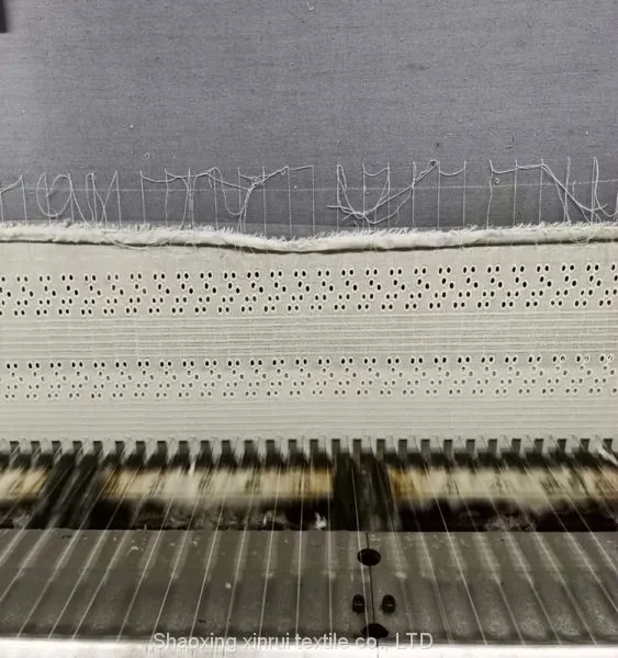 Chemic Lace Embroidered 100% Cotton Fabrics for Quilting Denim Fabric photo-2