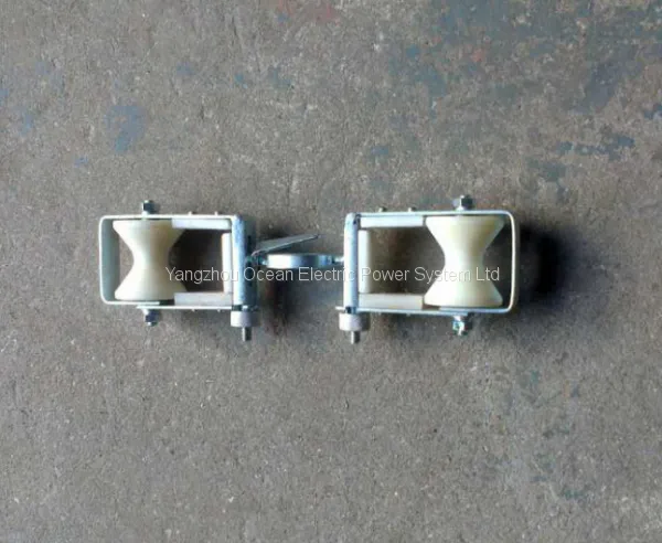 Double OPGW Pulley; Replacing Pulley; Fiber Cable Replace Roller photo-3