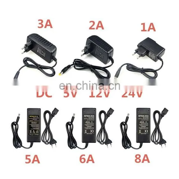 Power Supply Adapter Converter Charger DC 5V 12V 24V For LED Strip Lights photo-5