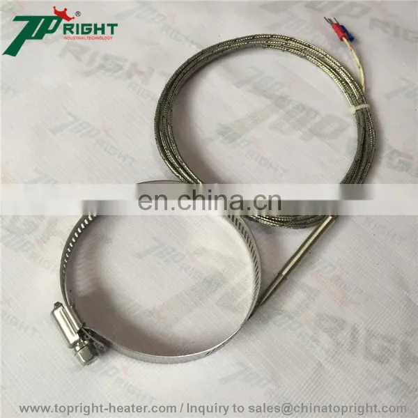 Customized Metal Sheet Probe J or K Type Furnace Thermocouple Temperature Sensor photo-6