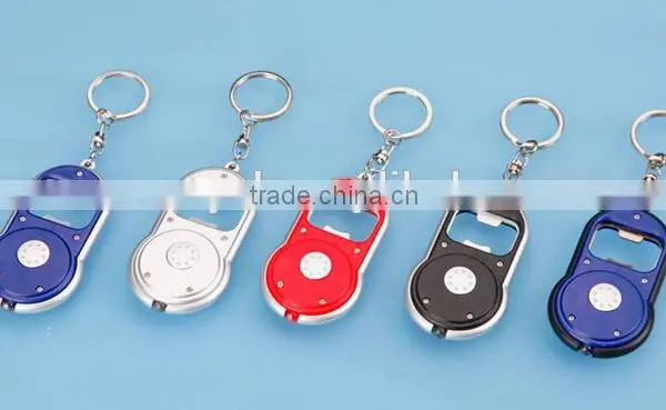 Custom Key Chain Logo Printing,popular Mini Plastic Led Key Ring photo-3