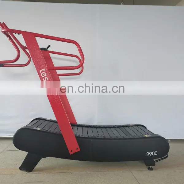 Burn More Calories Treadmills Gym Fitness Equipment Without Motor Curved Treadmill & Air Runner Machine With Resistance Bar photo-4