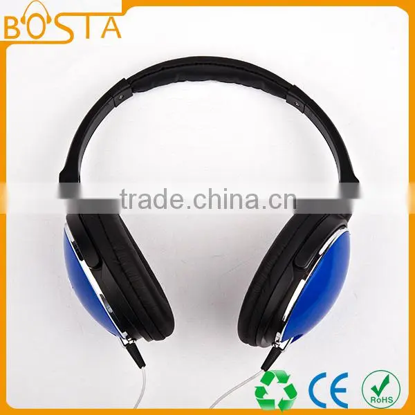 Folding Fashion Stereo Factory Cheap Bulk Sale China Blue Marble Headphone photo-2