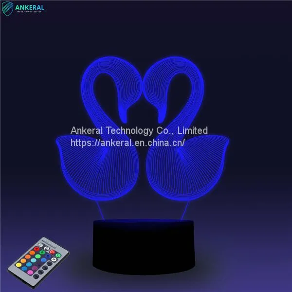 Romantic 3D Night Lamp With Remote Control Best Selling 3D Night Lamps photo-5