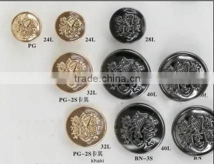 2016 Fashin Plating ABS Button for Women's Coats ABS Plating Button Manufacture 24L 28L 32L 34L 36L 40L