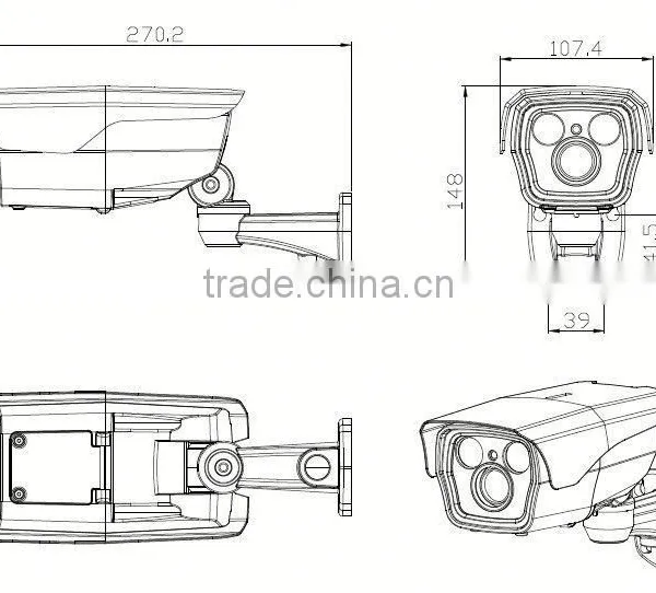 China Manufacturer SONY CMOS Sensor Onvif 2.4 P2P Bullet Waterproof Full HD H.265 5MP IP Camera 3mp ip Camera photo-6