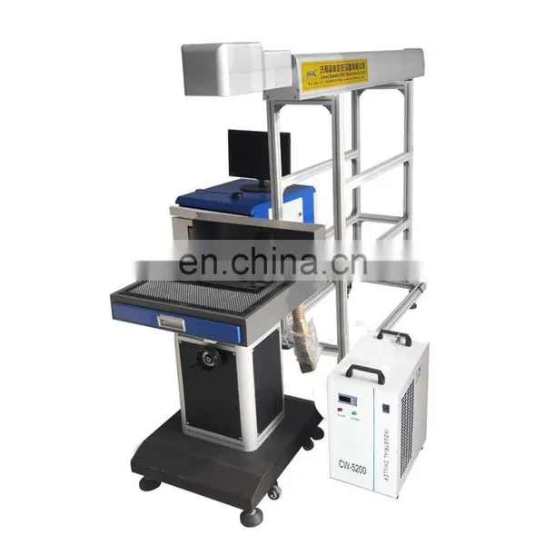 Cheap Price Depth Metal Laser Engraver 50W 30W 20W Fiber Source Laser Marking Machine With Pen Conveyor Belt photo-2