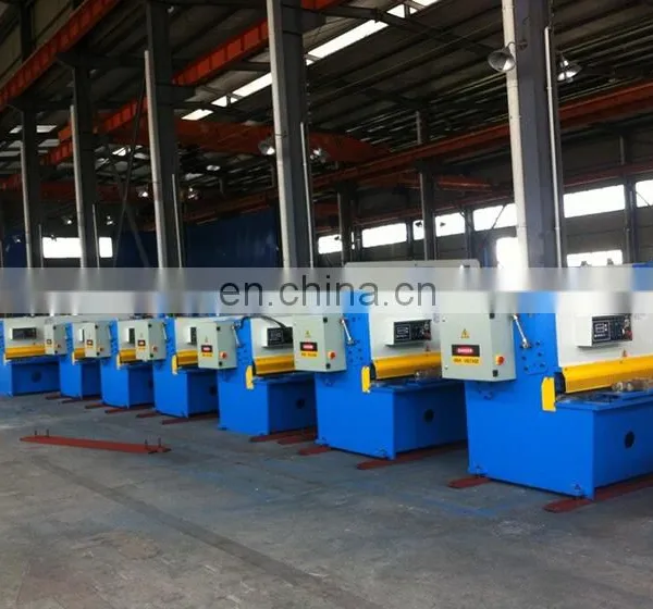 QC12Y 6X2500 Swing Beam Aluminium Iron Metal Steel Plate Sheet Cnc Hydraulic Shearing Machine Price photo-2