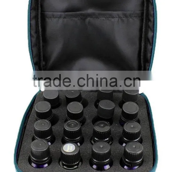 Custom 16 Bottle Essential Oil Carrying Case,soft Blue Essential Oil Bag to Hold 5ml,10ml and 15ml,essential Oil Travel Case photo-3