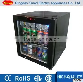 Hotel Use Portable Single Glass Door Counter Top Mini Drink Visi Cooler photo-3