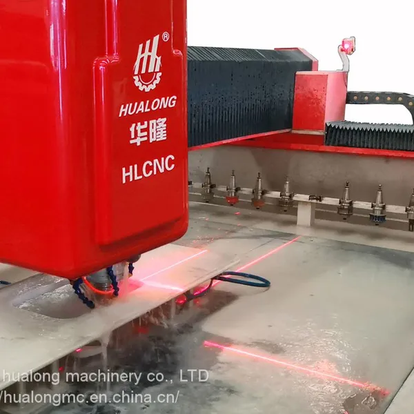 Hualong Machinery HLCNC-3319 Cnc Working Center To Stone Quartz Marble Granite Countertops photo-5