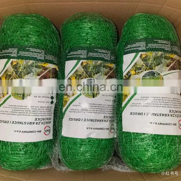 White Plastic Trellis Netting for Climbing Plants Vegetables Polypropylene Plant Support Garden Net photo-2