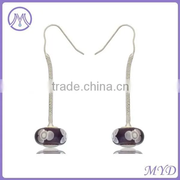 Murano Glass Bead Earrings photo-4