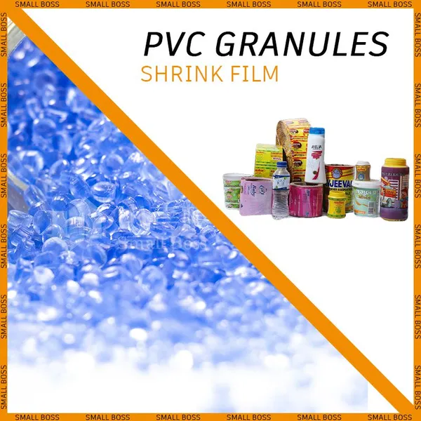 Plastic Granules High Quality Heat Shrink Sleeve Bottle Packaging Pvc Shrink Film Label Roll PVC Compound Pellets photo-3
