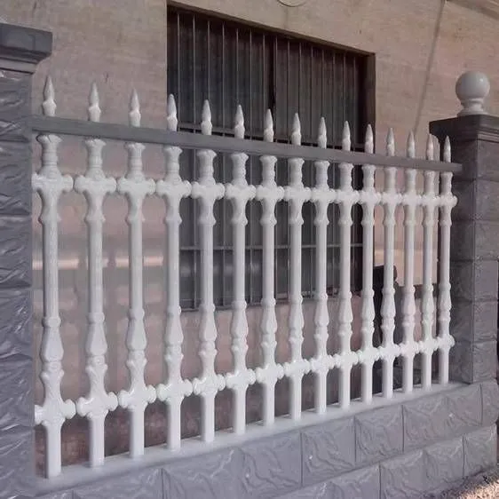 Concrete Precast Sword-shaped Fence for Villas, Yards, and Factory Areas, European-style Imitation Stone Railing and Wall photo-2