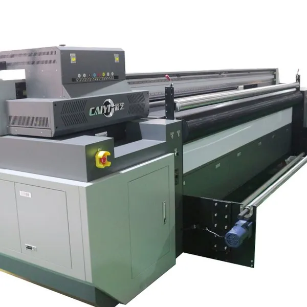 Caiyi 3,2 m/10 Fuß UV-Hybrid-Drucker für die Rücklichtdruckerei von PVC-Zimmerdeckenfolien