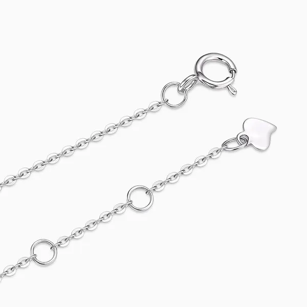 Shining Star Jewelry Women'S AAA CZ 925 Silver Circle Charms Bracelets photo-5