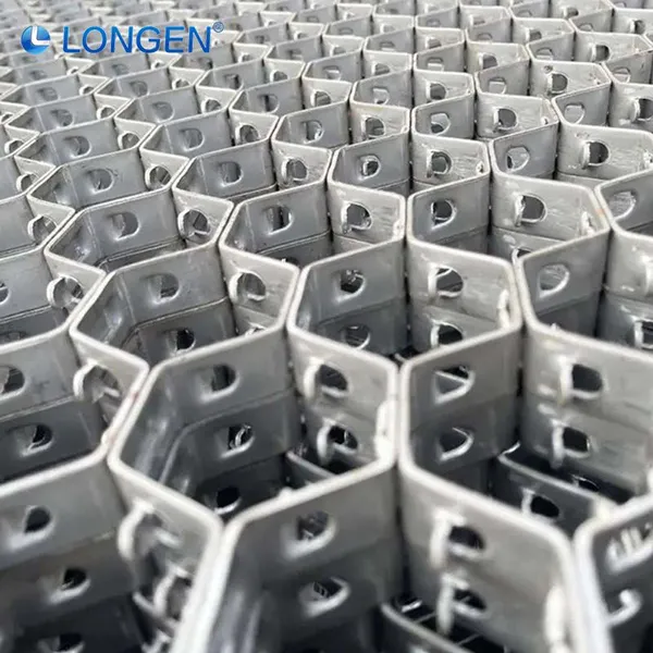 Anti Refractory Bonding Hole Turtle Shell Hexagonal Mesh Double Clench Structure Firm Connection Refractory Works photo-2