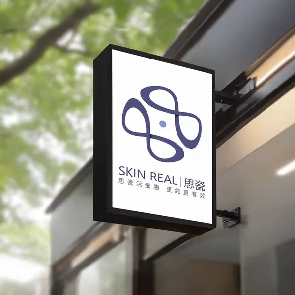 Outdoor Double Sided Led Light Box Waterproof Illuminated Advertising Sign Hanging Display Lightbox photo-3