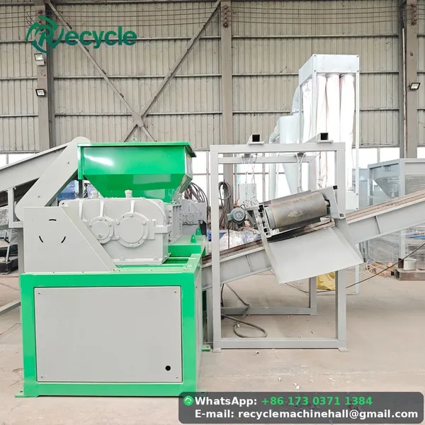 Industrial Twin Shaft Shredder for Heavy Scrap Processing