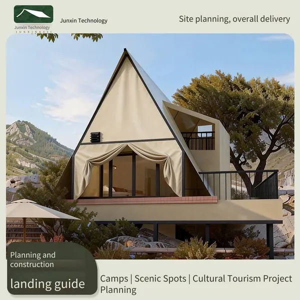 Junxin Coody Kuyu Hotel Tents, Double-layer Internet-famous Homestay Tents for Cultural and Tourism Scenic Spots, Luxury Camping Tents