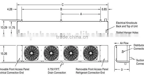 Air Cooled Evaporator for Supermarket Cabinet photo-5