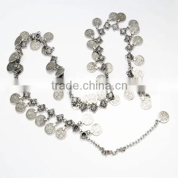2015 New Products Retro Coin Tassel Waist Chain the Body Chain photo-5