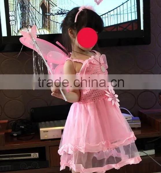 New Design Small Girl Kids Latin Dance Shirt for Cosplay Party photo-6