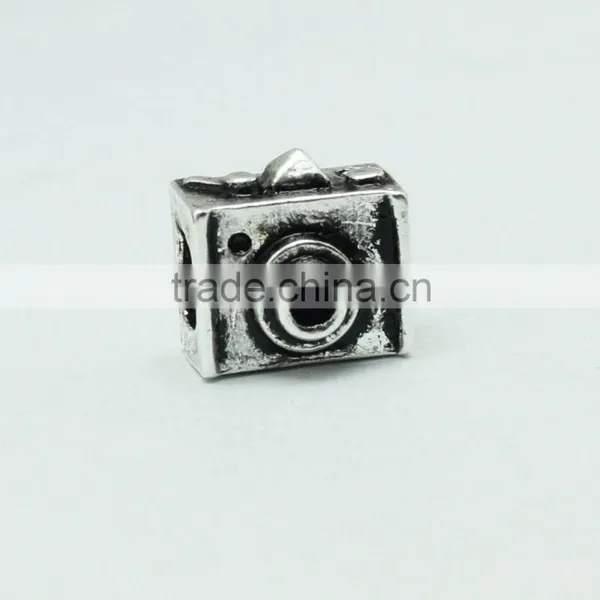 Wholesale 2015 New Style Camera Shape DIY Anti-silver Creative Bracelets Accessories Metal Zinc Alloy Beads With Holes photo-2