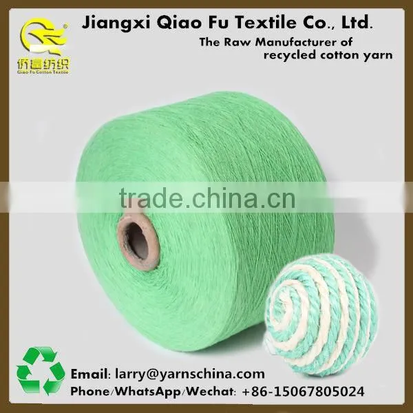 OE Colorful Recycled Cotton Polyester Yarn for Mop Yarn/Pet Toys photo-4