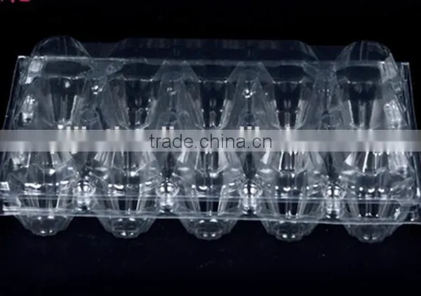 Wholesale Clear Plastic Clamshell Egg Tray Box Packaging of 15 Holes/cavities photo-5