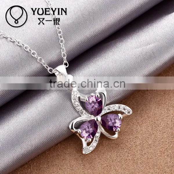Factory Wholease Fashion Plated Silver Necklace photo-3