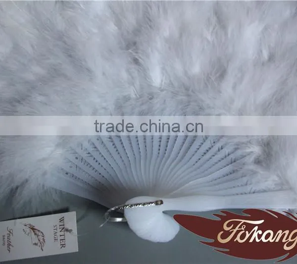 Wholesale Feather Suppliers Large Feather Fan And Chinese Feather Fan For Wedding Gift photo-2