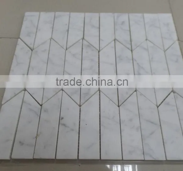 High Quality Polished Calacatta Marble Mosaic WithCompetitive Prices and Wall Mosaic photo-4