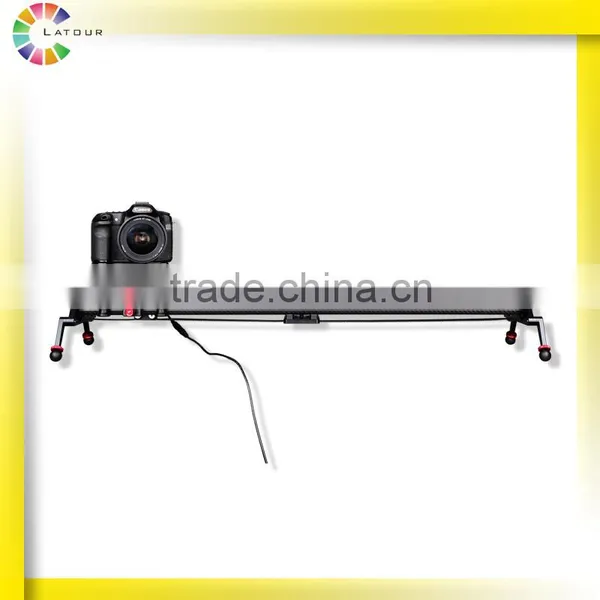 The Cheapest Manufuctured With Powerful Function Camera Motorized 120cm Carbon Fiber Camera Slider With Time Lapse Function photo-3