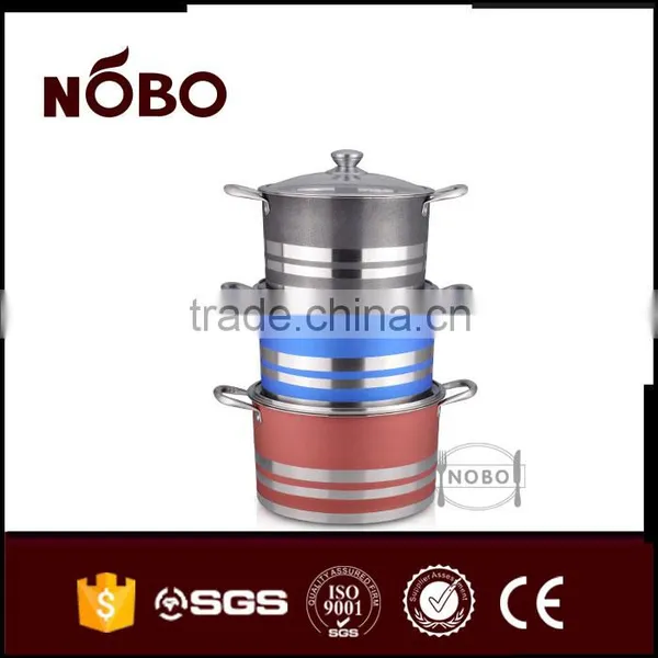 Steel Handle Cookware Sets for Cooking Food photo-2