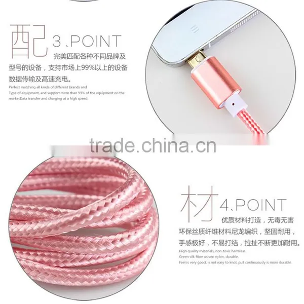 USB Cable,3.3 ft USB 2.0 A Male to Micro USB Male Cable Braided, Quick Charge and High Speed Data Sync for Android, Samsung, HTC photo-3