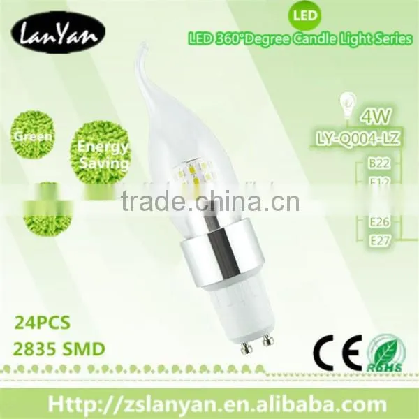 4w E12 Candle Lamp Led With CE ROHS Made in China, Led Candle Bulb Lamp 4w photo-6