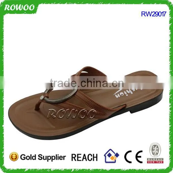 Comfort PVC Fashion Beach Lady Slipper Women Sandal China Shoe Factory photo-5