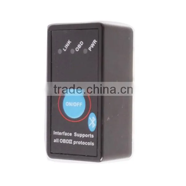 Super Mini Low Price Elm327 V2.1 Bluetooth OBD2 V1.5 Scan Tool With On/Off Button photo-3
